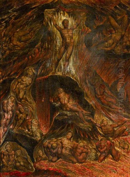 Satan calling up his Legions (from John Milton's 'Paradise Lost') - view 1