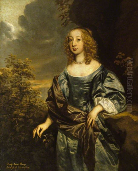 Lady Anne Percy, Lady Stanhope (1633-1654) or Lady Isabella Sydney, Viscountess Strangford (d.1663) - view 1