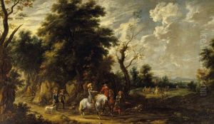 Landscape with a Hunting Party Landscape with a Hunting Party