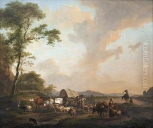 A Pastoral Scene by Balthasar-Paul Ommeganck