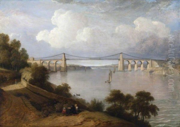 The Menai Bridge - view 1