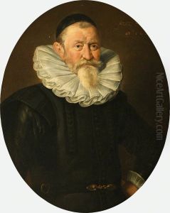 Portrait of an Unknown Bearded Gentleman with a Ruff by Frans Hals