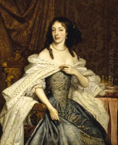 Lady Elizabeth Herbert (nee Somerset), Countess of Powis, later Marchioness and (titular) Duchess of Powis (1633/4-1691) by John Michael Wright
