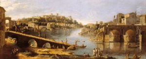 View of the Ponte Rotto, Rome