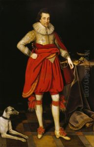 Sir Thomas Parker of Ratton (b.1594/5 - 1663) by Marcus Gheeraerts the Younger