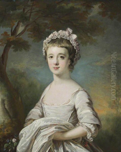 Anna Maria Astley (c.1760 -1768), as a girl - view 1