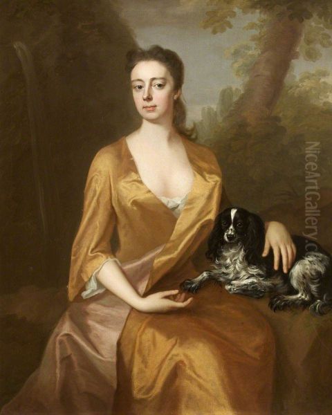 Called a Daughter of William Legge, 1st Earl of Dartmouth, either Lady Barbara Legge, later Lady Bagot (d.1765) or Lady Anne Legge, later Lady Holte (1720-1740) - view 1
