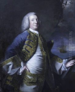 Admiral Sir George Anson, Baron Anson of Soberton (1697-1762) by Of Sir Joshua Reynolds