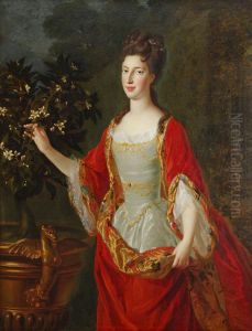 Princess Louisa Maria Theresa Stuart (1692-1712) by Alexis-Simon Belle
