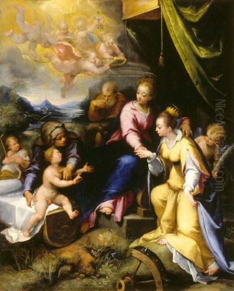The Mystic Marriage of Saint Catherine - view 1