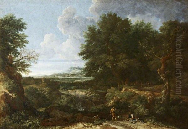 A Classical Landscape with Sportsmen - view 1