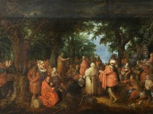 Saint John the Baptist Preaching by David Vinckboons I