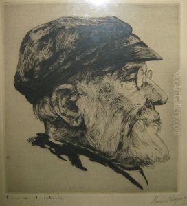 Homme En Profil by Henri Michel Antoine Chapu