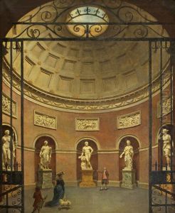 Interior of the Pantheon, Stourhead by Woodforde, Samuel