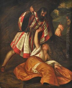 The Jealous Husband by Titian