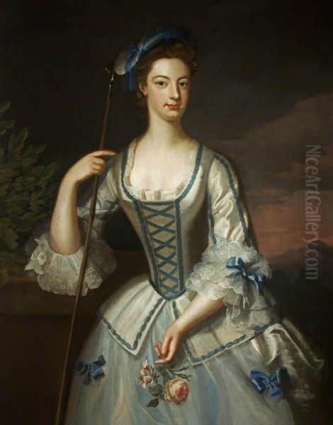 Lady Rachel Cavendish, Lady Morgan (1697-1780), as a Shepherdess - view 1