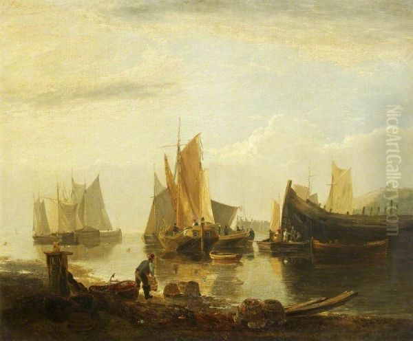 Fishing Boats in a Harbour - view 1