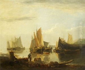 Fishing Boats in a Harbour
