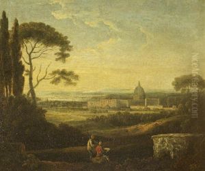 A Distant View of St Peter's Rome by Richard Wilson
