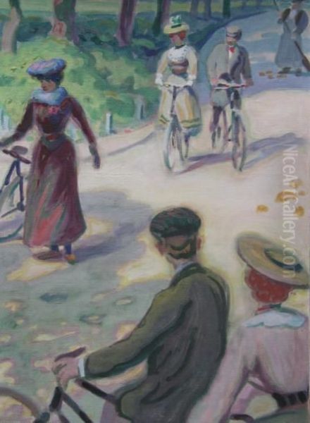 Les Cyclistes - view 1