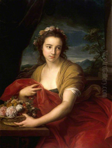 Katherine Durnford, later Mrs Utrick Fetherstonhaugh, as Flora - view 1