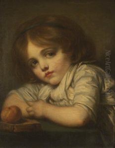 A Child with an Apple A Child with an Apple