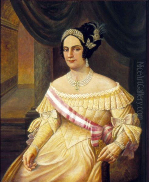 Retrato de Domitila de Castro Canto e Melo (Marquesa de Santos) - view 1