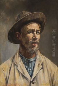 Homem com Chapeu by Adrien Henri Vital van Emelen