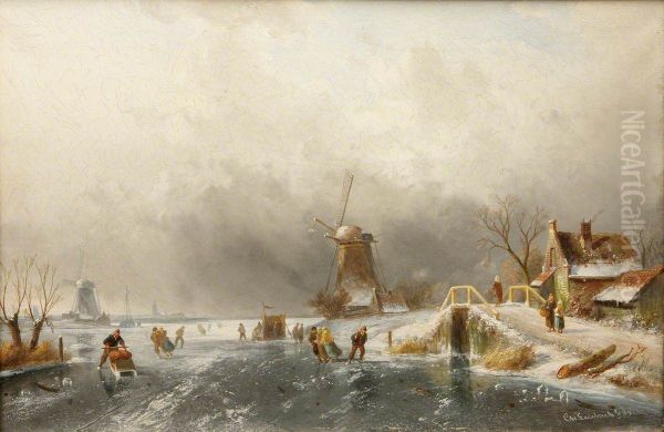 Dutch Winter Scene - view 1
