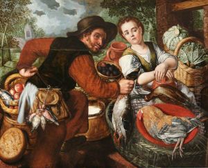Market Couple by Joachim Beuckelaer