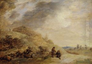 Dune landscape by Adriaen Brouwer