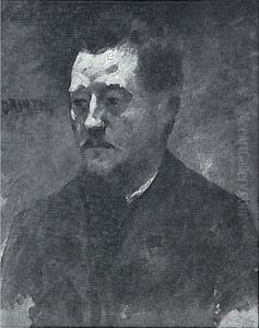 Mannliches Portrat by Lovis (Franz Heinrich Louis) Corinth