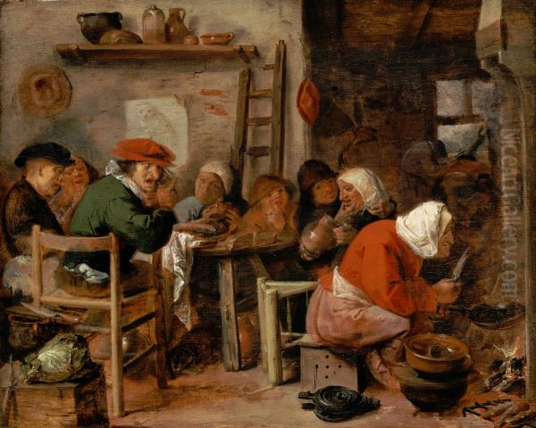 Woman Making Pancakes - view 1