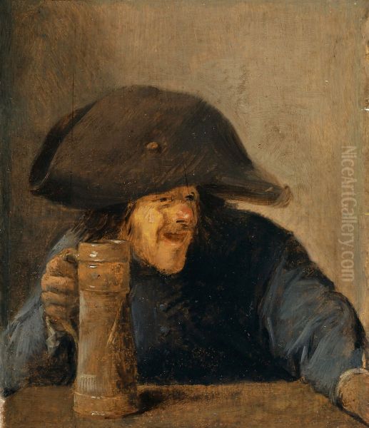 Peasant with Bicorne and Tankard - view 1