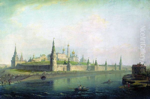View of the Moscow Kremlin (from the Kamenny Bridge) - view 1