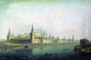 <<Vid Moskovskogo Kremla (so storony Kamennogo mosta)>> by Maxim Vorobiev