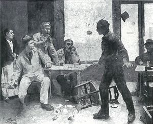 Falschspieler by Lovis (Franz Heinrich Louis) Corinth
