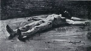 Leichnam Christi, Vorarbeit zu Pieta (BC 61)
