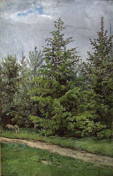 Forest Path near Meissen - view 1