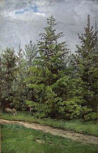 Forest Path near Meissen by Johan Wilhelm Ludwig Dahl