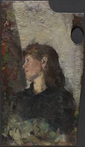 Malerinnen Oda Krohg by Christian Krohg