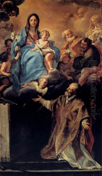 The Virgin Appearing to St Philip Neri - view 1