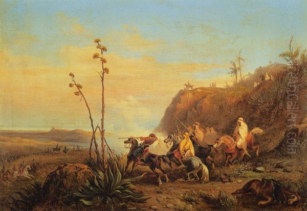 Arabs on Horseback - view 1