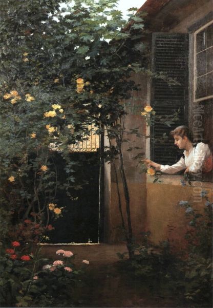 Girl at the window) - view 1