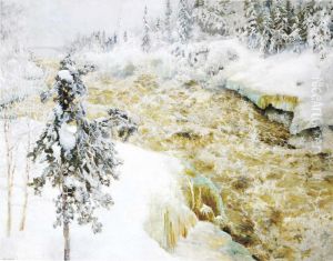 Imatra talvella by Akseli Valdemar Gallen-Kallela