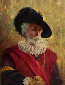 Autoportret w stroju XVII-wiecznym by Edmund Perle