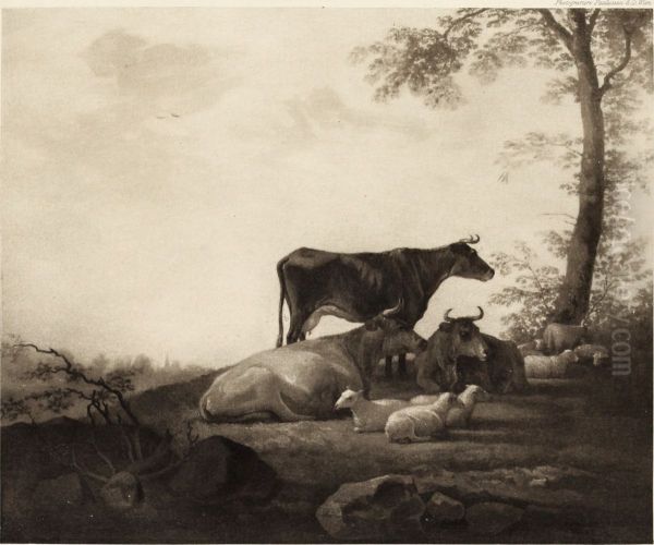 Landscape with Cows - view 1