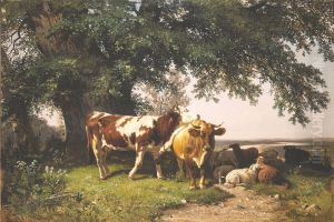 Herd under the Trees by Ivan Shishkin