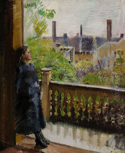 The Balcony of the Green Gate by Christian Krohg