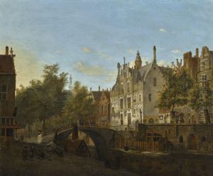 View of the Oude Delft with the Gemeenlandshuis
